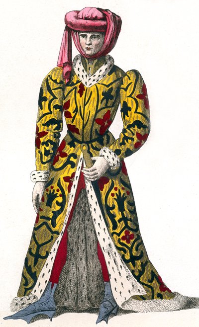 Louis De La Tremoille, graaf van Joigny, onder het bewind van Karel VII door Leopold Massard