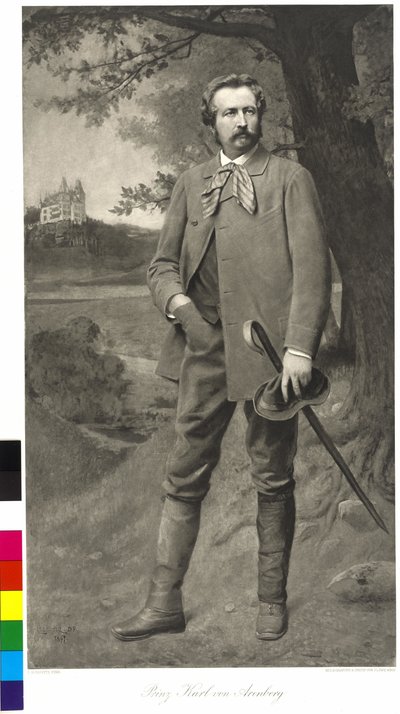 Karl prins en hertog Arenberg door Leopold Stephan (after) Horovitz