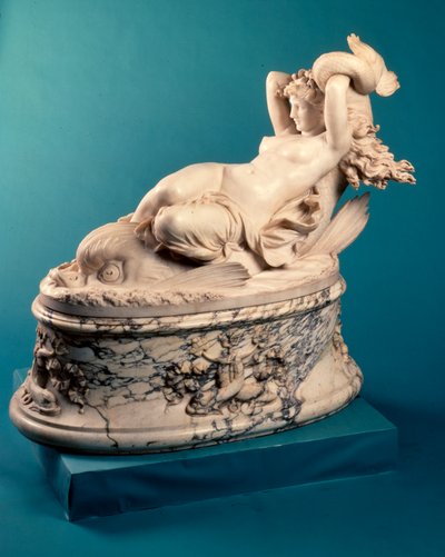 Galatea rijdend op een dolfijn, circa 1880 door Leopoldo Ansiglione