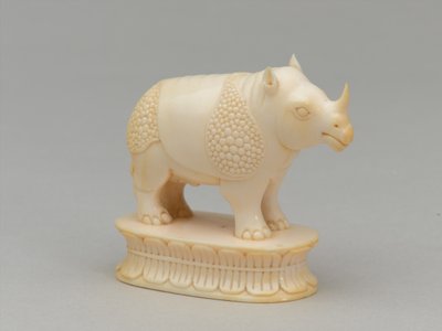 Witte loper, schaakstuk, India, circa 1820 door Leopoldo Metlicovich