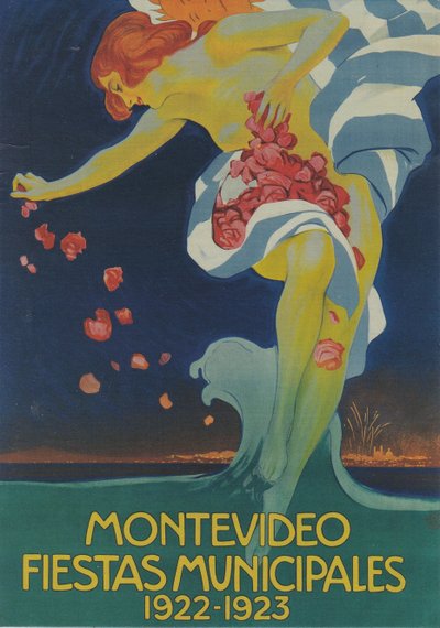 Montevideo Gemeentelijke Feesten door Leopoldo Metlicovitz