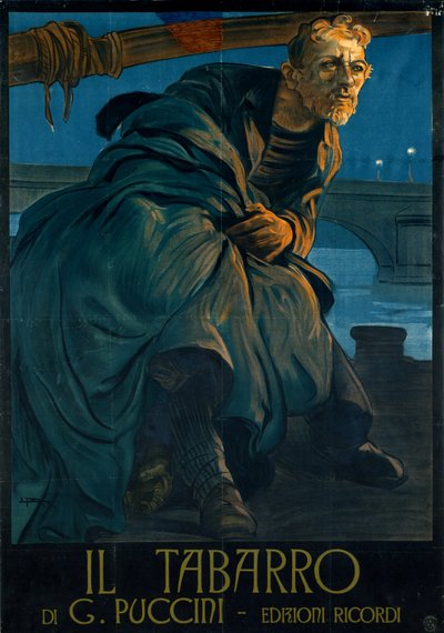 Opera Il tabarro door Giacomo Puccini door Leopoldo Metlicovitz