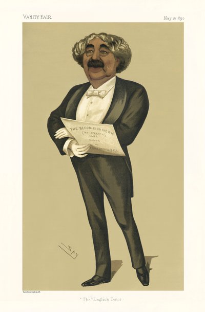 John Sims Reeves - portret staand door Leslie Matthew (1851 1922) Ward