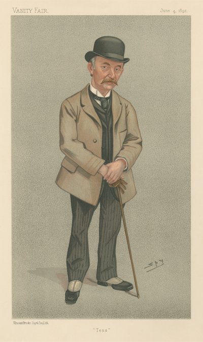 Tess, Thomas Hardy (Vanity Fair serie) door Leslie Matthew Spy Ward