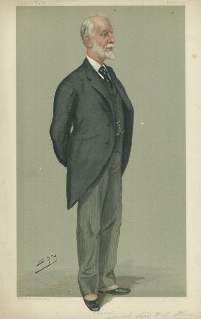 Admiraal Lord Walter Talbot Kerr door Leslie Matthew Ward