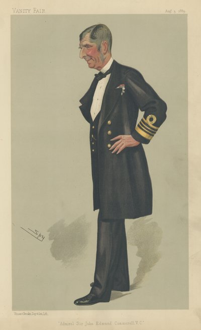 Admiraal Sir John Edmund Commerell VC door Leslie Matthew Ward
