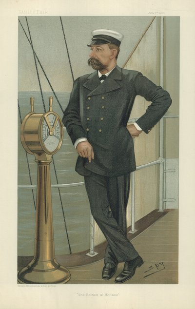 Albert H Charles van Monaco, de Prins van Monaco door Leslie Matthew Ward