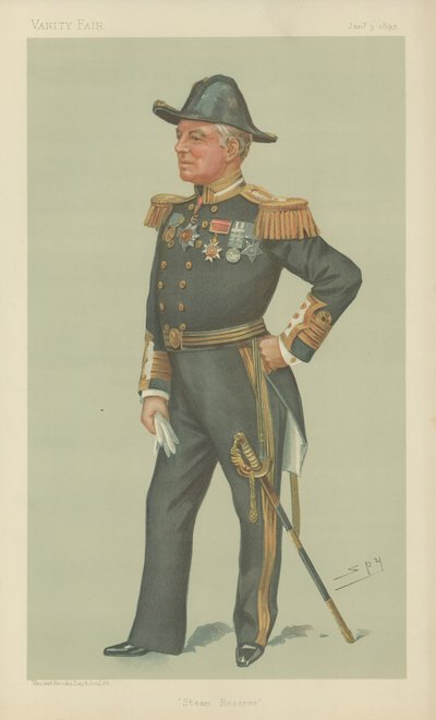 Kapitein Lord Charles Beresford door Leslie Matthew Ward