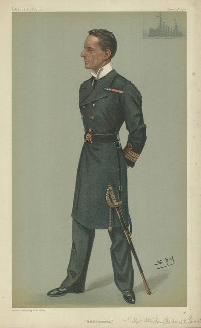 Kapitein De Eerwaarde Hedworth Lambton door Leslie Matthew Ward