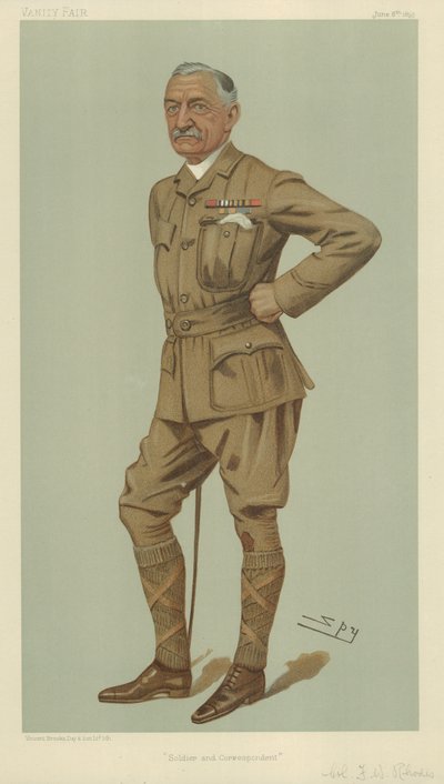 Kolonel Francis William Rhodes door Leslie Matthew Ward