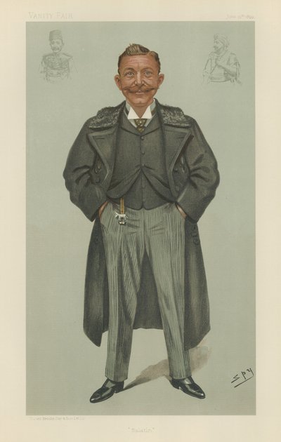 Kolonel Sir Rudolf Carl von Slatin door Leslie Matthew Ward