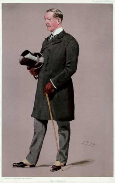 East Sussex, Kolonel Brookfield, Britse soldaat en politicus, 1898 door Leslie Matthew Ward