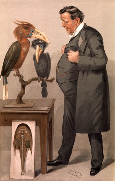 Edwin Ray Lankester, Britse zoöloog, 1905 door Leslie Matthew Ward