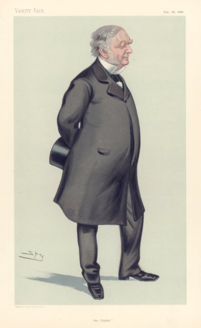 Erasmus Wilson, Engelse chirurg en antiquair, 1880 door Leslie Matthew Ward