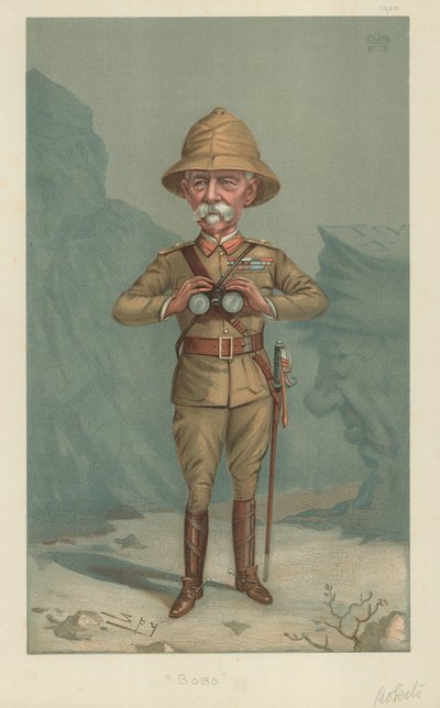 Veldmaarschalk Lord Roberts, Bobs, 21 juni 1900, Vanity Fair cartoon door Leslie Matthew Ward