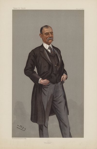 Frederick Treves, Freddie, 19 juli 1900, Vanity Fair cartoon (chromolitho) door Leslie Matthew Ward