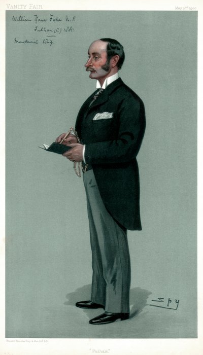 Fulham, William Hayes Fisher, Britse politicus, 1900 door Leslie Matthew Ward
