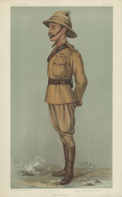 Generaal Sir Ian Standish Monteith Hamilton door Leslie Matthew Ward