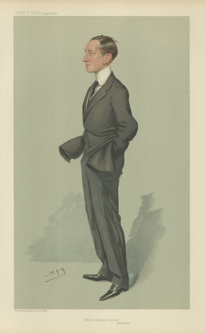 Guglielmo Marconi door Leslie Matthew Ward