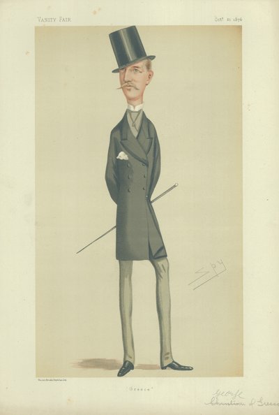 HM George, koning van Griekenland door Leslie Matthew Ward