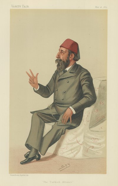 Hassan Fehmy Pasha door Leslie Matthew Ward