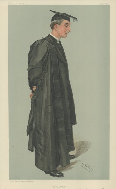 Hubert Burge, de rector van Winchester door Leslie Matthew Ward