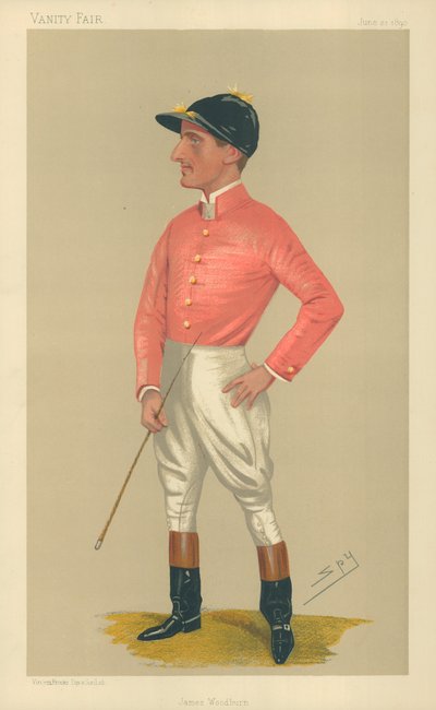James Woodburn, 21 juni 1890, Vanity Fair cartoon door Leslie Matthew Ward