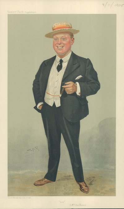 Leo Trevor, Leo, 2 november 1905, Vanity Fair cartoon door Leslie Matthew Ward