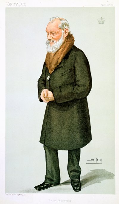 Lord Kelvin, Schotse natuurkundige en wiskundige, 1897 door Leslie Matthew Ward