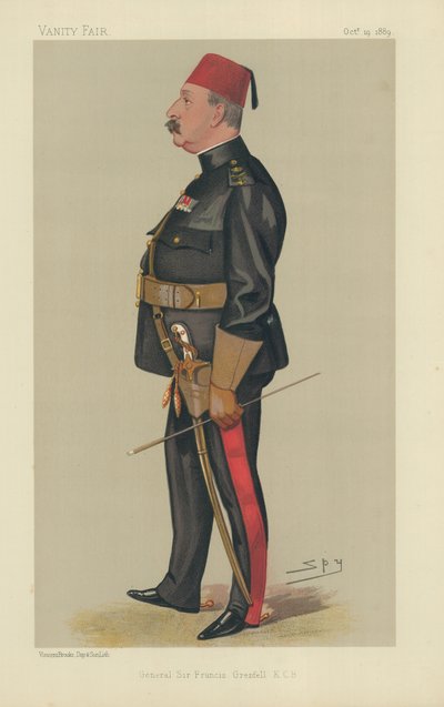 Generaal-majoor Sir Francis Grenfell door Leslie Matthew Ward