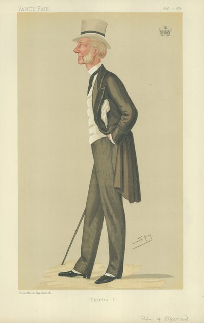 Generaal-majoor de hertog van Grafton door Leslie Matthew Ward