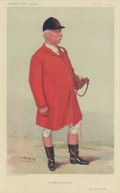 De heer Albert Brassey door Leslie Matthew Ward
