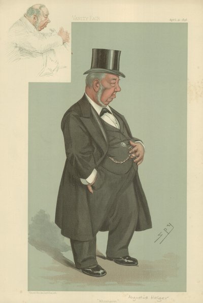 De heer Augustus Helder door Leslie Matthew Ward
