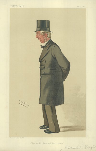 De heer Frederick Winn Knight door Leslie Matthew Ward
