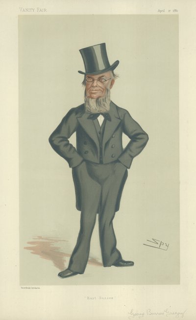 De heer George Burrow Gregory door Leslie Matthew Ward