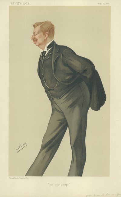 Mr George Granville Leveson-Gower door Leslie Matthew Ward