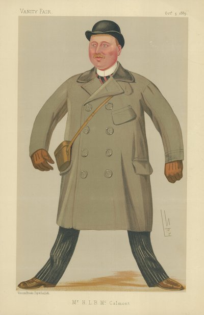 De heer Harry Leslie Blundell McCalmont door Leslie Matthew Ward