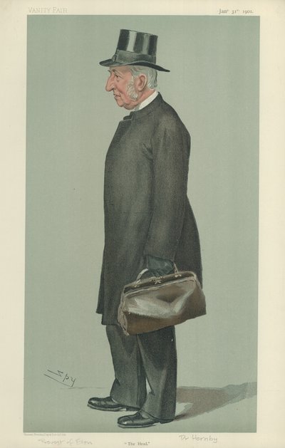 Mr J J Hornby, de provoost van Eton door Leslie Matthew Ward