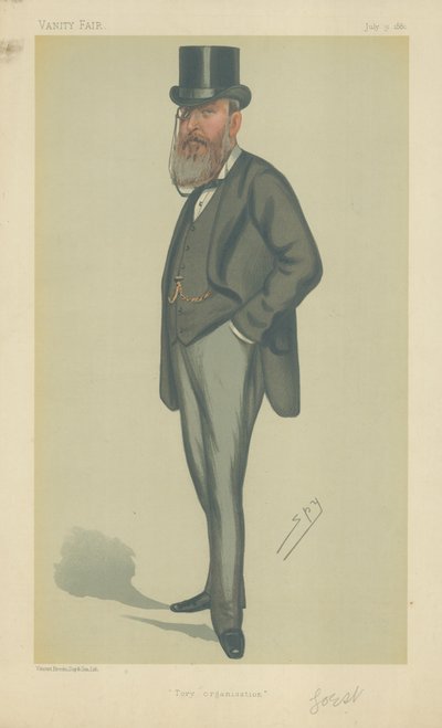 Mr John Eldon Gorst door Leslie Matthew Ward