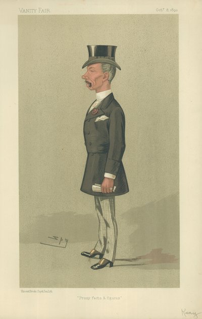 De heer John Seymour Keay door Leslie Matthew Ward