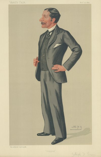 De heer Joseph Fletcher Green door Leslie Matthew Ward