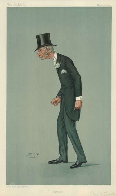 Mr Percy Melville Thornton, Clapham, 22 maart 1900, Vanity Fair cartoon door Leslie Matthew Ward