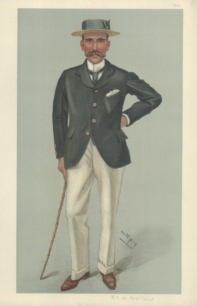 De heer Reginald Saumarez de Havilland door Leslie Matthew Ward