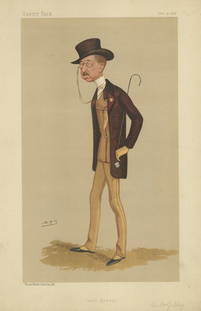 De heer Walter Gilbey door Leslie Matthew Ward
