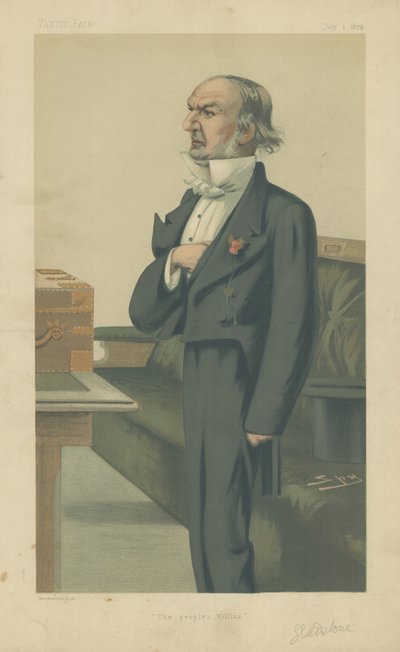 Mr William Ewart Gladstone door Leslie Matthew Ward