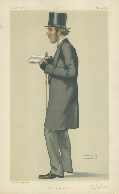 Mr William Henry Gladstone door Leslie Matthew Ward