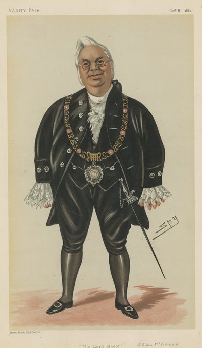 Mr William McArthur door Leslie Matthew Ward