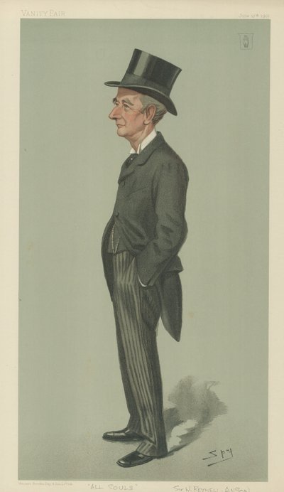 De heer William Reynell Anson door Leslie Matthew Ward