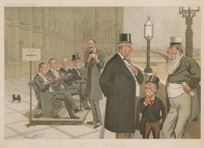 Op het terras door Leslie Matthew Ward