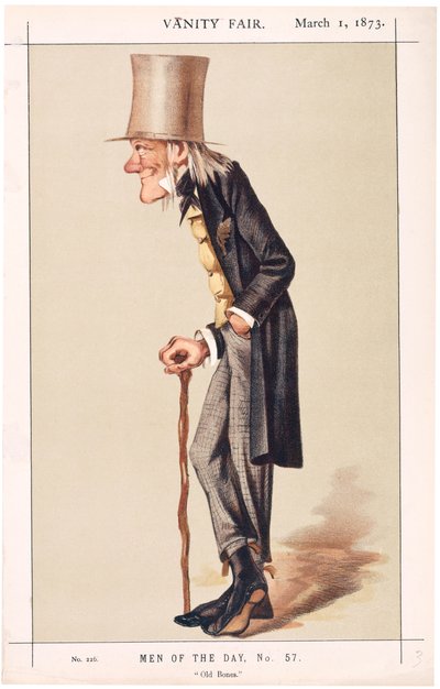 Professor Sir Richard Owen, FRS, KCB, natuuronderzoeker, 1873 door Leslie Matthew Ward